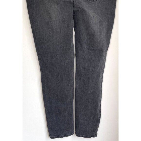 Ruff Hewn Gray Distressed Denim Jeans Skinny Leg Size 16 - Picture 7 of 10